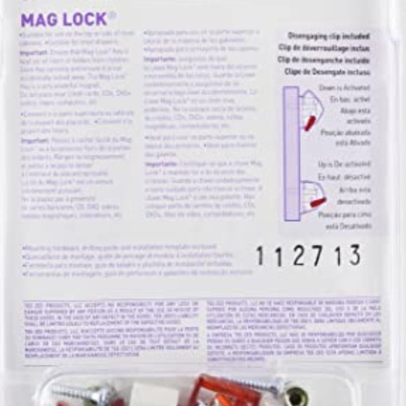 Magnetic Lock 4 Locks but missing screws and 4 attaching magnets to replace - Picture 5 of 5